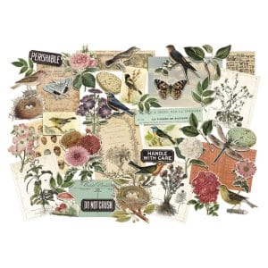 Tim Holtz Idealogy Ephemera Pack 45/Pkg - Layers Organic