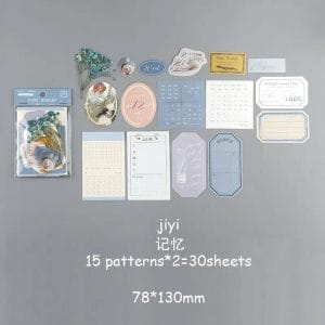 Journal Ephemera Pack (30 pcs) - Past Memory