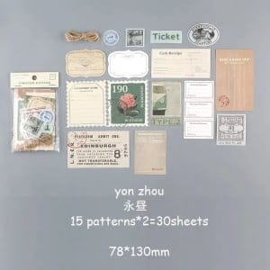 Journal Ephemera Pack (30 pcs) - Forever Daytime