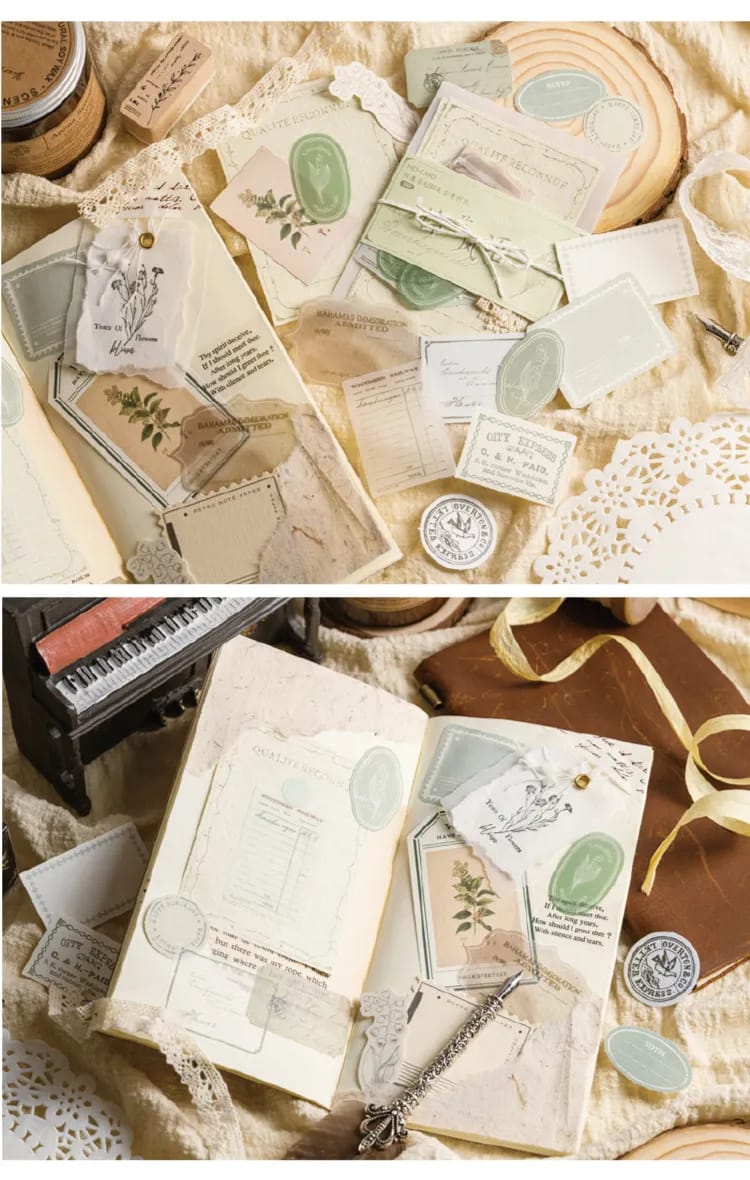 Epehemera Journal Pack in an envelope (30 pcs) - Pink Tones 30pcs ephemera pack journalling envelope 2 30pcs_ephemera_pack_journalling_envelope_2