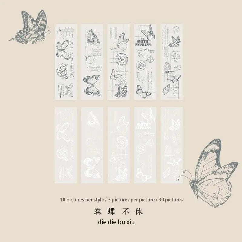 Memo Pad Pattern Pack by Flower Story (HGD-HCSY006) 30pcs memo pad journalling HGD HCSY006 Memo Pad Pattern Pack by Flower Story (HGD-HCSY006)