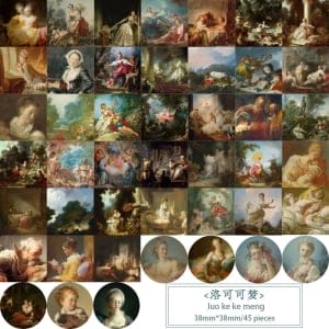 Journal Ephemera Stickers (45 pcs) - ZMJM-0182