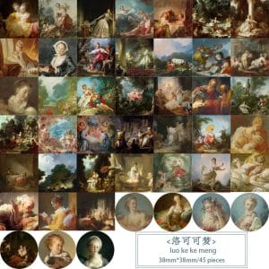 Journal Ephemera Stickers (45 pcs) - ZMJM-0182