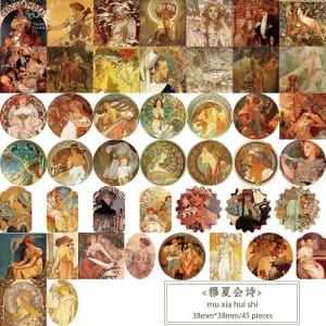 Journal Ephemera Stickers (45 pcs) - ZMJM-0183