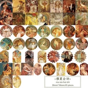 Journal Ephemera Stickers (45 pcs) - ZMJM-0183