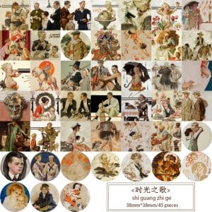 Journal Ephemera Stickers (45 pcs) - ZMJM-0186