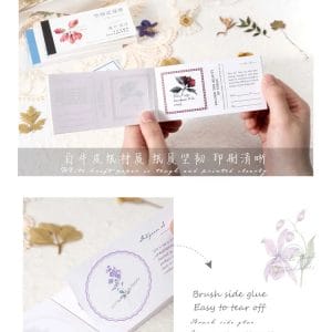 50pcs_plant_Record_booklet_4