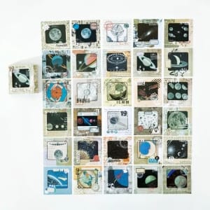 Journal Ephemera Stickers (60 pcs) - Planets