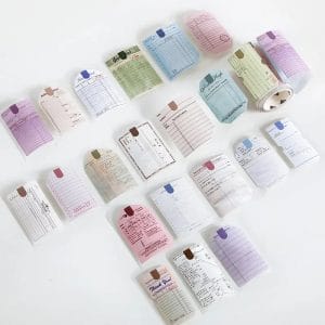 Clear PET Sticker Roll - Tickets and Ledgers (MMK03F021)