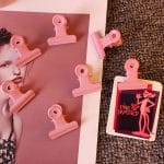 Pink Paper Clips (Pack of 5 clips)
