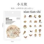 Clear Opaque Stickers for Journalling (40 pcs) - Angels