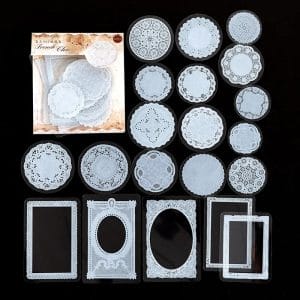 Clear PET Stickers (40 pcs) - French Chic (MMK06F279)