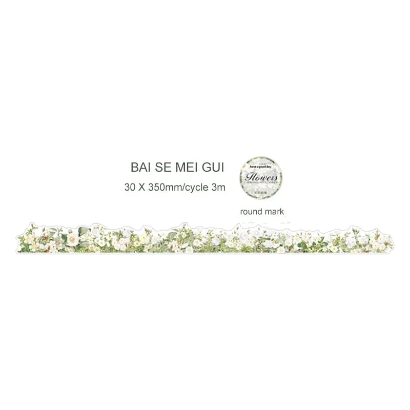 Flower Washi Tape (HGD-YLFH005) flower washi tape HGD YLFH005 Flower Washi Tape (HGD-YLFH005)