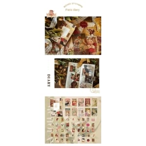 journalling_ephemera_stickers_55pcs_Paris_Diary_1