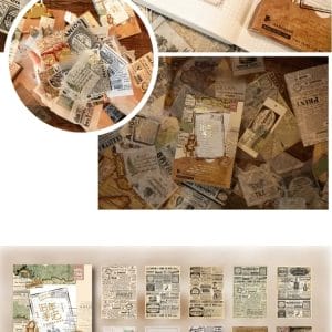 journalling_ephemera_stickers_55pcs_Retro_Life