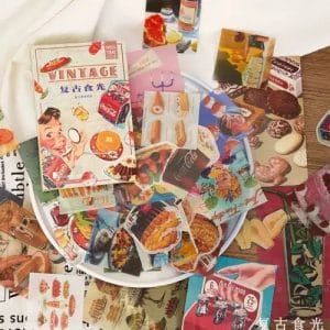 Journalling Ephemera Sticker Pack (55 pcs) - Vintage