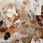 Journalling Ephemera Sticker Pack (55 pcs) - Vintage Elements