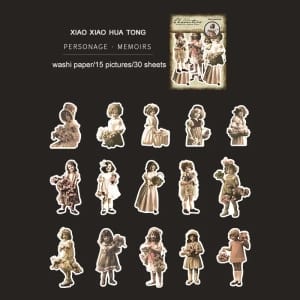 Vintage Retro Characters (30 pcs) (HGD-TRUZ002)