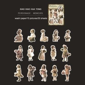 Vintage Retro Characters (30 pcs) (HGD-TRUZ002)