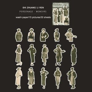 Vintage Retro Characters (30 pcs) (HGD-TRUZ004)