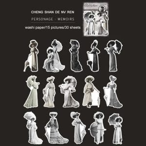 Vintage Retro Characters (30 pcs) (HGD-TRUZ005)