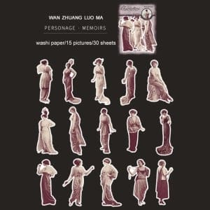 Vintage Retro Characters (30 pcs) (HGD-TRUZ007)