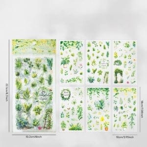 PET Clear Stickers (6 sheets) – Breeze Give Fragrant (QHHF)