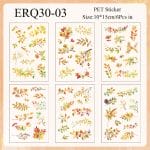 PET Clear Stickers (6 sheets) – Maple Autumn (SYMJ)