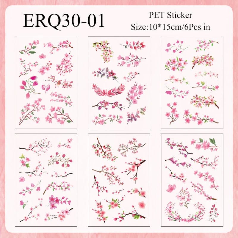 PET Clear Stickers (6 sheets) – Spring Dance (SYMJ) pet clearSticker 6sheets Spring Dance PET Clear Stickers (6 sheets) – Spring Dance (SYMJ)