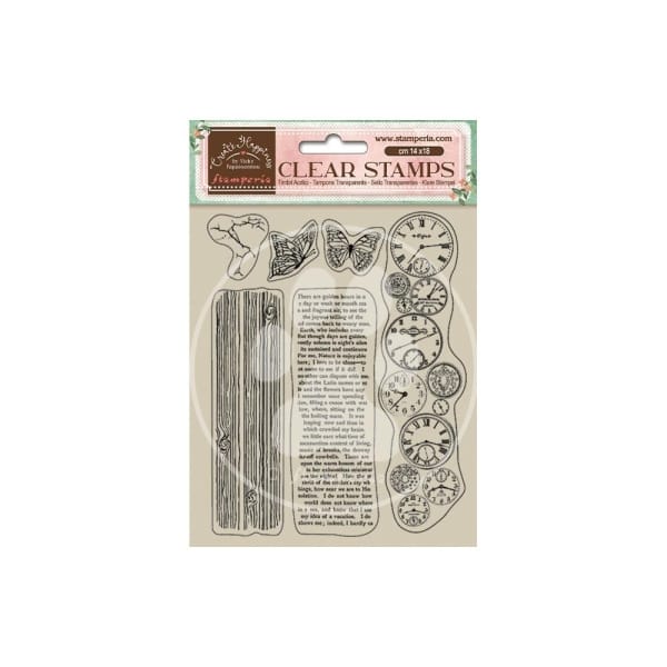Create Happiness Clear Stamps by Vicki - Welcome Home Clocks