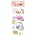 Stamperia Rub-On 4"X8.5" - Create Happiness - Welcome Home Manuscript