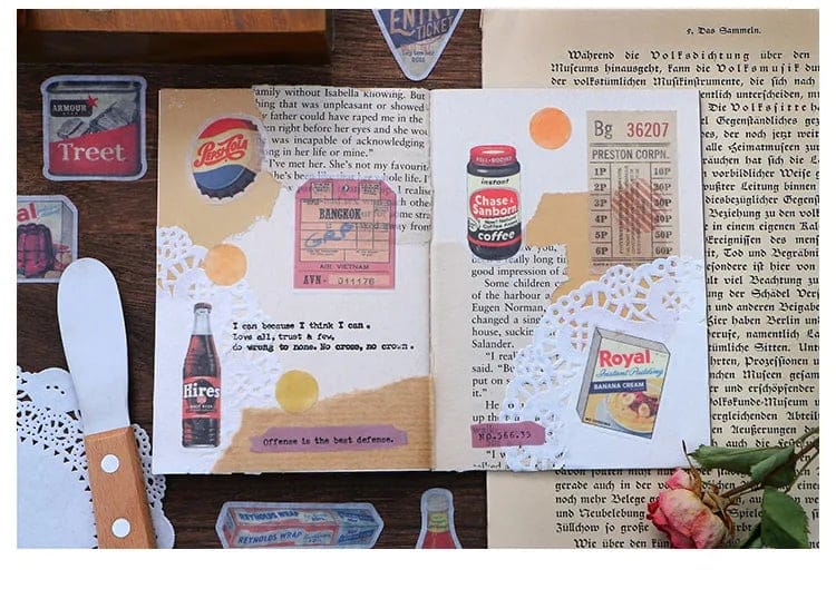 Vintage Elements Washi Sticker (40 pcs) - Vintage People vintage elements washi Sticker vintage_elements_washi_Sticker