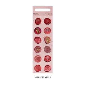 Wax Seal Stickers - Flower Mark