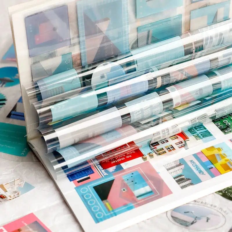 Journalling Sticker book with Elements (20 Sheets) (TZ-630) 20sheets_mix_sticker_book_journalling_2