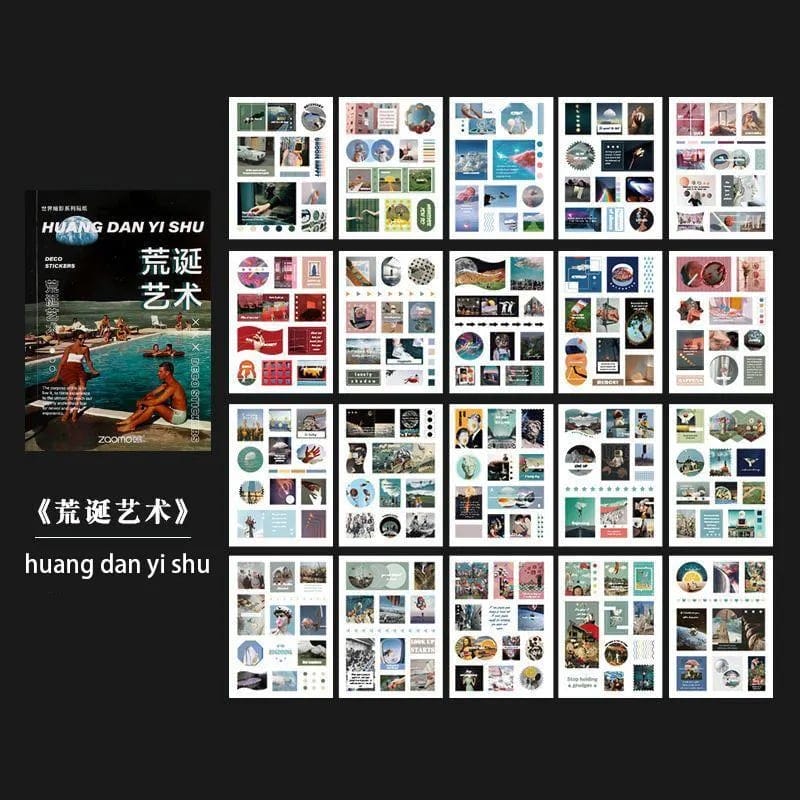 Journalling Sticker book with Elements (20 Sheets) (TZ-625)