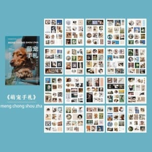 Journalling Sticker book with Elements (20 Sheets) (TZ-629)