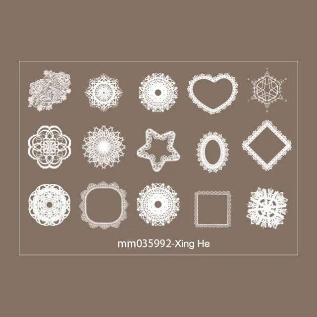 Clear PET White Stickers (30 pcs) - MM035992 30pcs clear white Stickers MM035992 Clear PET White Stickers (30 pcs) - MM035992