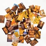 Photo Sticker Book for Journal Ephemeras (50 sheets) - Yellow Tones (TS07A004)