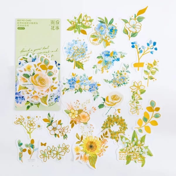 Washi Journal Sticker (60 pcs) - Journalling Elements (MMK06E208)