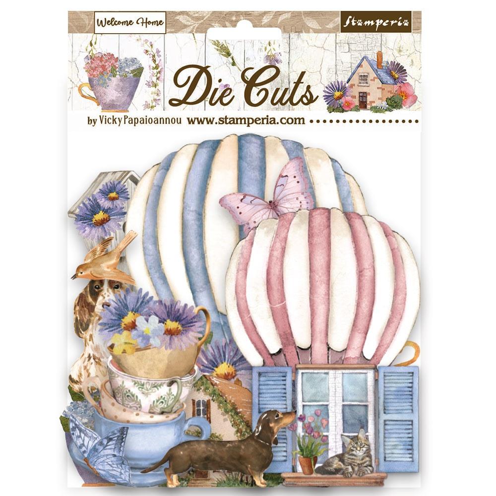 Stamperia Die-Cuts - Create Happiness Welcome Home DFLDC72 stamperia die cuts Stamperia Die-Cuts - Create Happiness Welcome Home