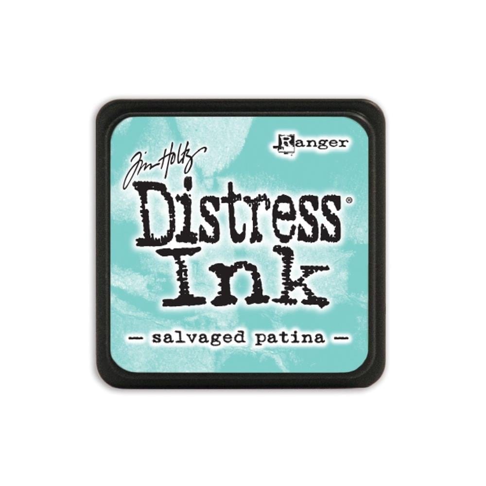 Tim Holtz Mini Distress Ink Pad - Salvaged Patina TDP78289 tim holtz mini distress inks salvaged patina Tim Holtz Mini Distress Ink Pad - Salvaged Patina