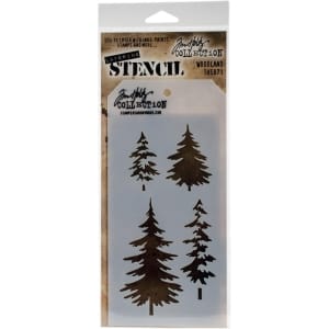 Tim Holtz Layering Stencil - Woodland