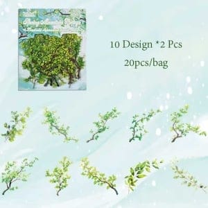 Clear PET Stickers (20 pcs) – Spring Mountain Postage (CYMY)