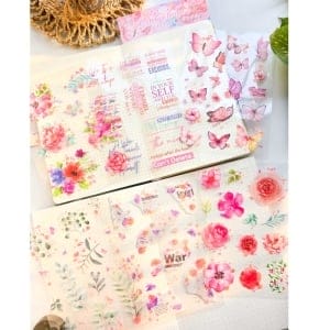 pet clearSticker 20pcs HDLY pink cloud
