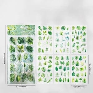 PET Clear Stickers (6 sheets) – This Between Spring Scenery (QHHF)