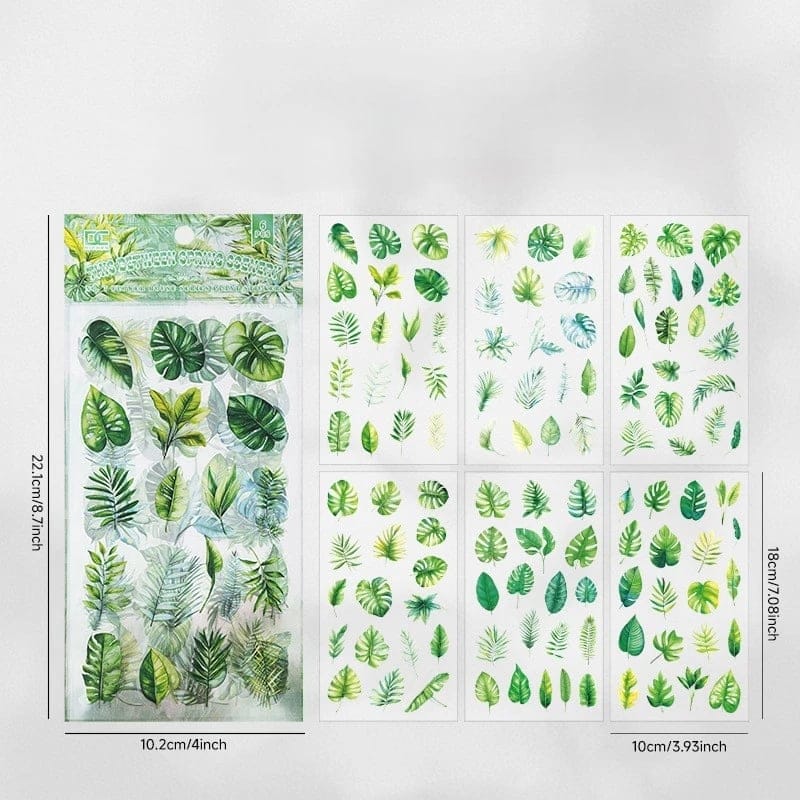 PET Clear Stickers (6 sheets) – This Between Spring Scenery (QHHF) pet clearSticker 20pcs QHHF Spring Scenery PET Clear Stickers (6 sheets) – This Between Spring Scenery (QHHF)