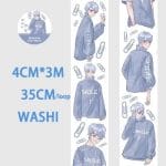 Washi Tape - Anime Boys (1.5 inches by 3 metres) (ASR-17)