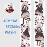 Washi Tape - Anime Girls (1.5 inches by 3 metres) (ASR-21)