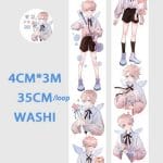 Washi Tape - Anime Boys (1.5 inches by 3 metres) (ASR-24)