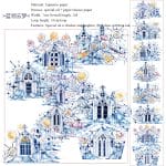 Vintage Building Washi Tape (NBWSR-15)